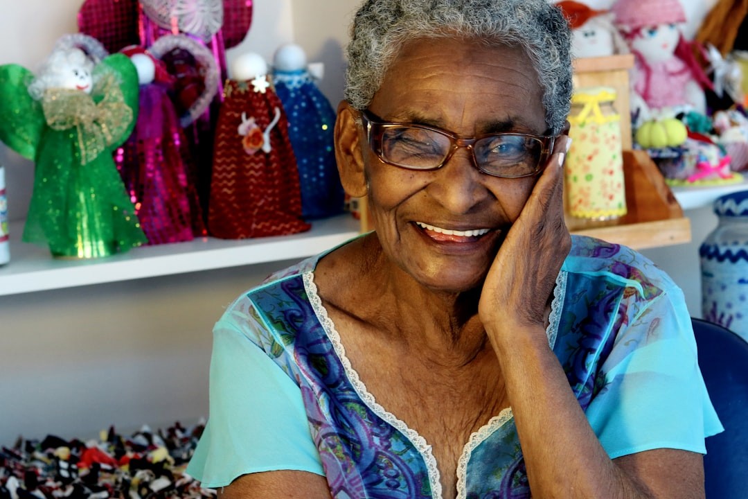 mature woman smiling at the camera